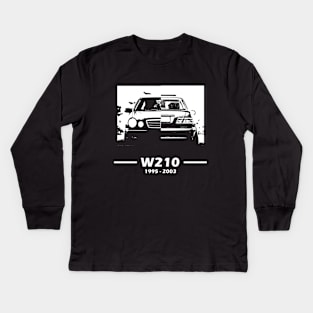 W210 limousine classic retro Kids Long Sleeve T-Shirt